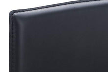 Sgabello Bar Impilabile Avola In Acciaio E Similpelle I Sedia Alta Da Cucina Con Schienale Altezza Seduta 78 CM, Colore:nero