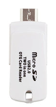 SaySure - 1pcs USB 2.0 + Micro USB 2-in-1 Micro SD TF Card Reader