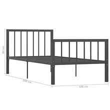 SKM Giroletto Grigio in Metallo 100x200 cm (17kg)