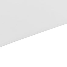 casa.pro] Ombrellone a Mezzaluna Ø300cm Bianco Manovella Giardino Parasol
