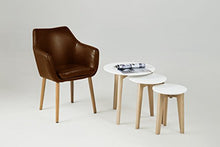 AC Design Furniture, Trine in legno, Sedia, Marrone, 58 x 58 x 84 cm