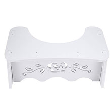 NJYT Sgabello WC, Sgabello WC Accovacciato Bianco Sgabello WC Squat 7 Pollici