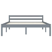 FAMIROSA Giroletto con 2 Cassetti Grigio in Massello di Pino 140x200 cm-0696