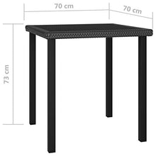 Tidyard Set Mobili in Rattan da Esterno con Tavolino,2 Poltrone e Divano con Cuscini,per Giardino,Terrazza e Balcone,Set Tavolo da Pranzo Esterno