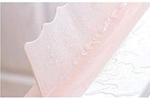 xmwm - Paralume a ventosa, per lavabo, per lavabo, lavabo, cucina, paraspruzzi, colore: rosa