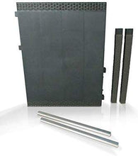Tomaino Tavolo da Giardino allungabile in plastica Rattan 140/220 x 90 x 72h cm (Antracite)