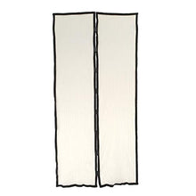 OverTop - Tenda magnetica per porta a mani libere, anti-zanzare, colore: Beige