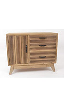 Edell – Cassettiera in legno con 3 cassetti, 1 anta Odeon