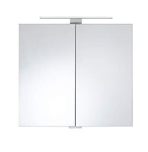 Generisch Jupiter Primo Armadietto a specchio in alluminio, 1000 x 700 x 155 mm
