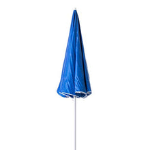 Lola Home - Ombrellone da spiaggia, pieghevole, in Nylon, 220 cm, colore blu, Garden