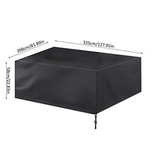 Arredamento per Esterni Copertura All'aperto Impermeabile Impermeabile A Prova di Polvere Mobili Protective Cover Sofà Tavolo da Pranzo (325 * 208 * 58 Cm)