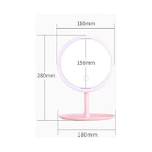 Specchio per Il Trucco LED Bianco Retroilluminato Trucco Specchio con Illuminazione con Luce Naturale Specchio da Toilette Staccabile/Stoccaggio Base 3 modalità di Illuminazione
