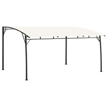 UnfadeMemory Tenda Parasole da Giardino Gazebo da Giardino 4x3x2,25 m Crema