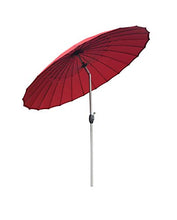SORARA Shanghai Parasole da Giardino, Rosso, ø 260 cm (2,6m)