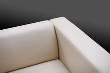 Serie Lille M65 divano sofa 2 posti 75x137x70cm ecopelle marrone - Arredi Casa