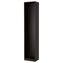 PAX telaio armadio 50x35x236 nero-marrone
