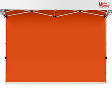 MasterCanopy - Gazebo istantaneo, pannelli laterali per gazebo da 3 x 3 m, 1 confezione (3 x 3 m, arancione)