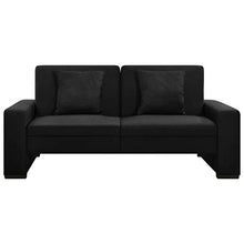 FAMIROSA Divano Letto Nero in Tessuto