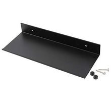 Yardwe Nero Bagno da scaffale Ripiani salvaspazio in Acciaio Inox Extra Strong Floating mensole Storage Rack (40 cm)