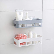 Mensola da bagno da cucina Supporto da parete per il bagno a doppia ventosa a ventosa per doccia