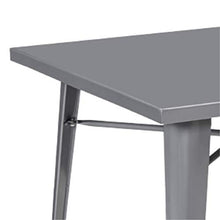 Pratiko Life A0058749-0 Tavolo Matrix, Grigio, 80 x 80 cm