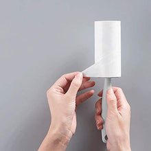 LLQM Sticky Hair Device, tearable Drum Sticky Paper, Portable Clothes Dust Sticky Roller Brush, Clothes Suction Device