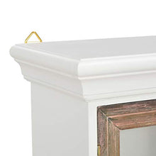 Armadietto Bianco 49x22x59 cm in Legno Massello