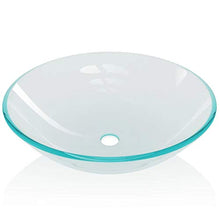 lavabo da bagno in vetro temperato Trasparente 42 x 14 cm