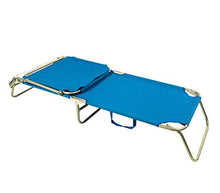 Mediawave Store Lettino Prendisole JoySummer 441023 Regolabile in 3 Posizioni con tettuccio (Blu)