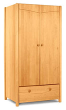BioKinder 22157 Armadio Luca 165x80x60 cm, Legno massello