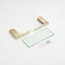 Mensola da Parete per Bagno, in Vetro, 45 cm