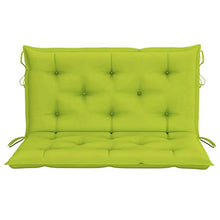 vidaXL Cuscino per Dondolo Verde Brillante 100 cm in Tessuto