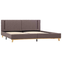 SKM Giroletto con LED Grigio Talpa in Tessuto 180x200 cm (29.5kg)