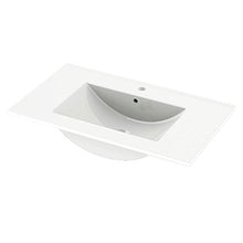 Randalsa Happy mobili 80 cm | Grigio | 81 x 91 x 46 cm | Mobile con 2 cassetti + lavabo in Ceramica