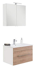 Set di mobili da bagno SANTINI 75 (2 pezzi) rovere chiaro