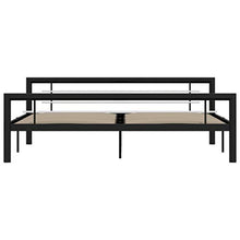 SKM Giroletto Nero e Bianco in Metallo 180x200 cm