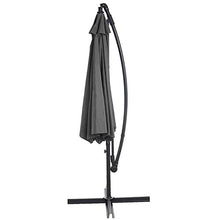 Mendler Ombrellone Giardino Spiaggia Acerra 3m con Base Grigio