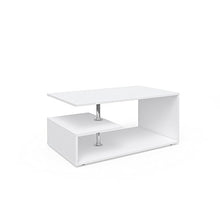 Vicco Tavolino da divano Guillermo Tavolino da salotto bianco 91 x 52 cm