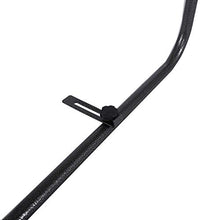 Chicreat Tavolino sospeso da balcone, ribaltabile, nero