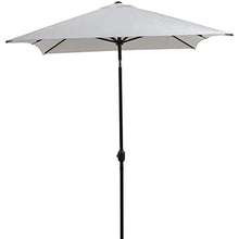 Outsunny Ombrellone da Giardino 2 x 3 m in Alluminio | Color Bianco Crema e Forma Rettangolare | Impermeabile e Anti-UV