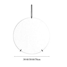 IG Specchio da Bagno a Muro Specchio Rotondo - Specchio Decorazione Della Parete Del Bagno - Specchio per il Trucco per il Trucco,Oro,60 Cm.