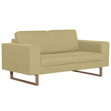 FAMIROSA Set Divani 2 pz in Tessuto Verde-6862