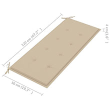 vidaXL Panchina da Giardino Cuscino 135cm Massello d'Acacia Grigio