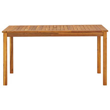 Tidyard Set da Pranzo da Giardino 5 pz in Legno Massello di Acacia