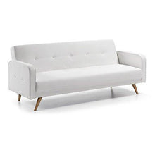 Kave Home - Divano letto Roger bianco - Arredi Casa