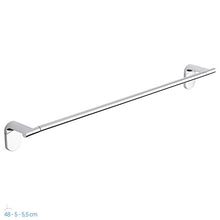 METAFORM Set Accessori Bagno Kit Completo Zero Cromo 5 Pezzi in Acciaio Cromato e ABS