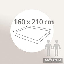 Coprimaterasso 160 x 210 cm Ahua Molleton 100% cotone 400 g/m2 con angoli 40 cm