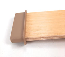 2 Listelli in Legno di Faggio su Misura + 4 innesti a Cappuccio (seleziona la Larghezza Desiderata della doga 6,7 o 5,2 x Misura a Propria Scelta x 0,8)