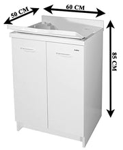 Lavatoio Edilla Montegrappa Bianco 60X50x85 cm