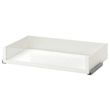 KOMPLEMENT cassetto con frontale in vetro 92,8x56,9x16 cm bianco